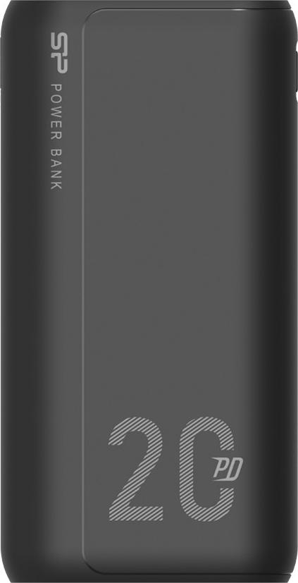 SILICON POWER QS15 Powerbank External battery 20000 mAh 2x USB QC 3.0 1x USB-C PD (SP20KMAPBKQS150K) Black Powerbank, mobilā uzlādes iekārta