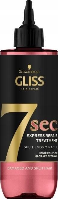 Schwarzkopf SCHWARZKOPF_Gliss Hair Repair 7 Sec Express Reapair Treatment intensywnie regenerujaca odzywka do zniszczonych wlosow 200ml 9000