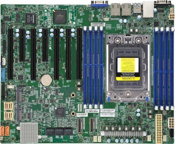 SUPERMICRO H12SSL-C EPYC7002 DDR4 M2 ATX VGA 2XGBE 8XSAS3 1PACK pamatplate, mātesplate