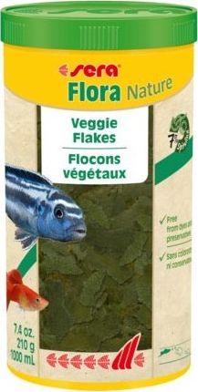 Sera Flora Nature 1000 ml, platki - pokarm premium SE-32246 (4001942453110) zivju barība