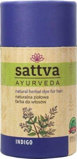 Sattva SATTVA_Natural Herbal Dye for Hair naturalna ziolowa farba do wlosow Indigo 150g 5903794180833 (5903794180833)