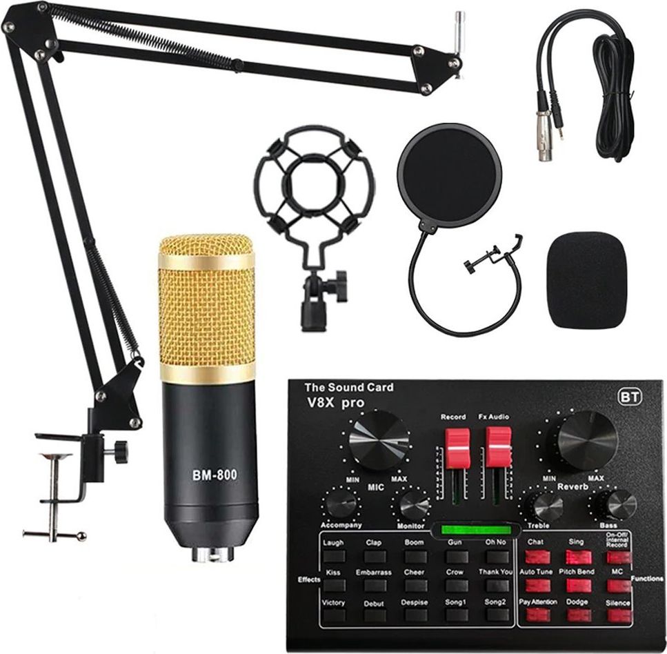 Strado Sodial V8x Pro Kit microphone Mikrofons