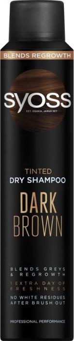 Syoss SYOSS_Tinted Dry Shampoo Dark Brown suchy szampon do ciemnobrazowych wlosow 200ml 9000101658477 (9000101658477) Matu šampūns