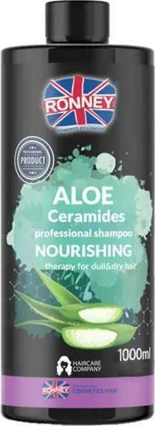 Ronney RONNEY_Aloe Ceramides Professional Shampoo Nourishing Therapy For Dull&Dry Hair szampon do wlosow suchych i matowych 1000ml 50605 Matu šampūns