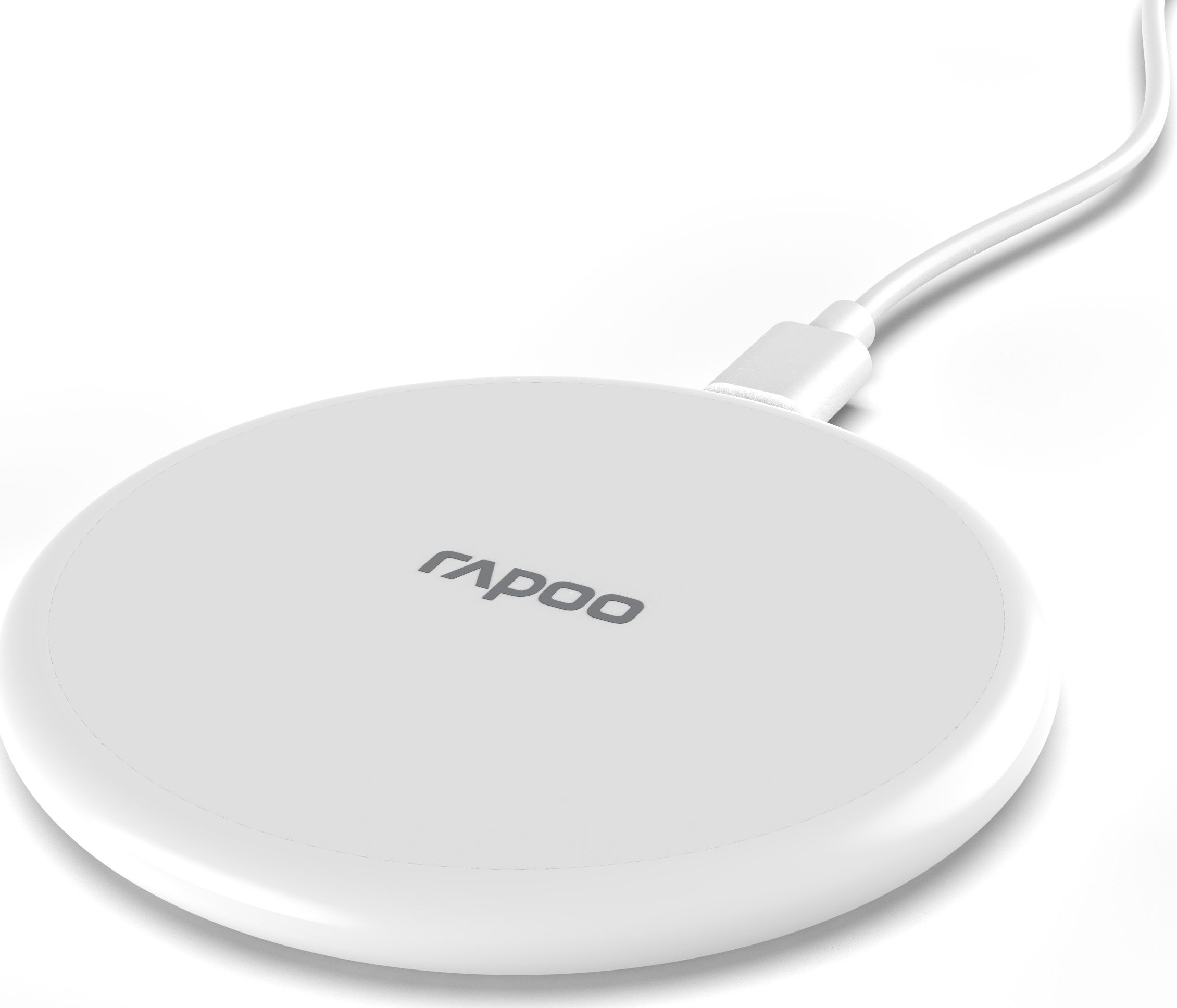 Rapoo XC105 white Wireless QI Charger iekārtas lādētājs