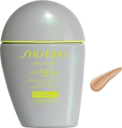 Shiseido Shiseido sun sports bb SPF50+ tanning fluid foundation medium dark 30 ml kosmētika ķermenim