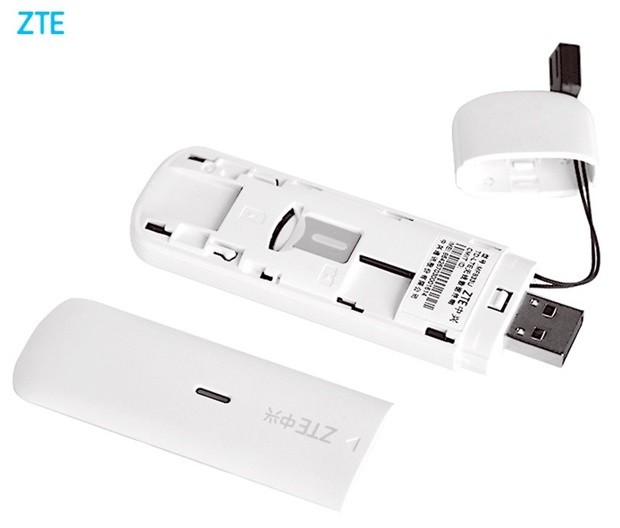 Huawei ZTE MF833U1 Cellular network modem USB Stick (4G/LTE) 150Mbps White