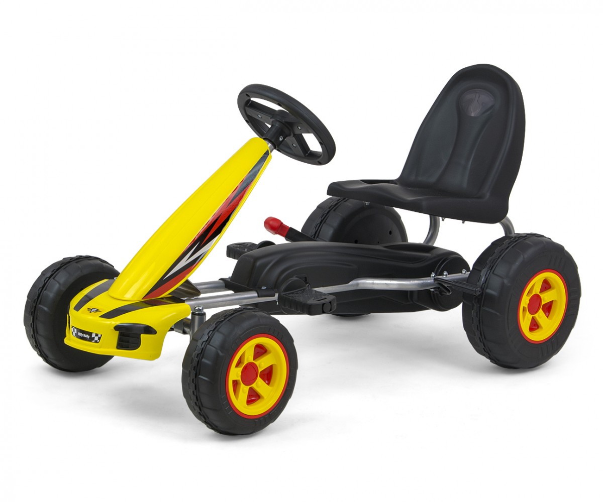 MILLY MALLY Pedal go-kar t Viper Yellow 25863 (5901761125863)
