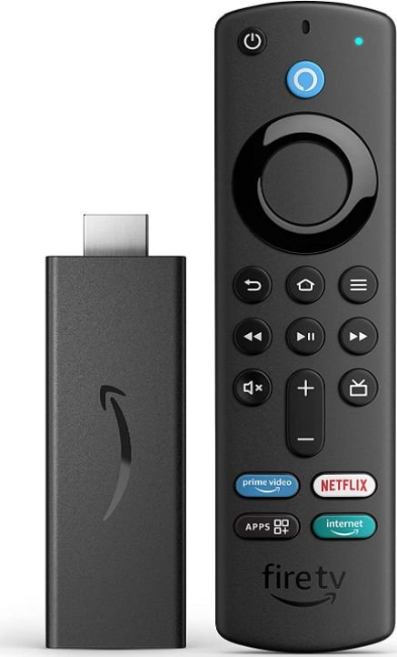 Odtwarzacz multimedialny Amazon Fire TV Stick 2021 B08C1W5N87 (0840080537252) multimēdiju atskaņotājs