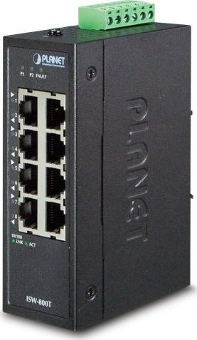 Planet IP30 Compact size 8-Port 10/100TX Fast Ethernet Switch 8-> port 4711605282802 komutators