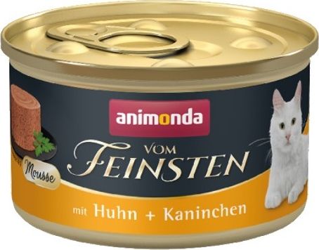 Animonda Kot v.feinsten mousse kurczak, krolik puszka 85g 83-030 (4017721830300) kaķu barība