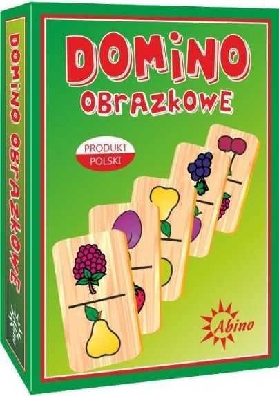 Abino Domino obrazkowe owoce ABINO 5907438272182 (5907438272182) galda spēle