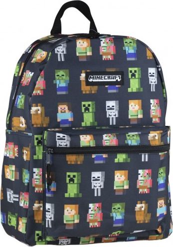 Astra Minecraft Multi Character Youth Backpack Skolas somas un penāļi