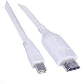 Kabel PremiumCord DisplayPort Mini - HDMI 5m bialy (kportadmk01-05) kportadmk01-05 (8592220012373) kabelis video, audio