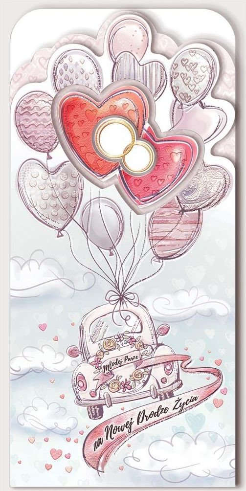 AB Card Kartka okolicznosciowa Slub DS04 432641 (5902811203371)