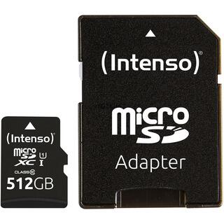 Intenso microSDXC          512GB Class 10 UHS-I U1 Performance atmiņas karte