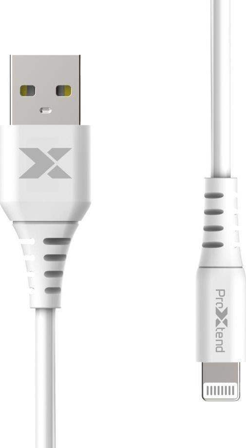 Kabel USB ProXtend USB-A - Lightning 1 m Bialy (JAB-7012316) JAB-7012316 (5714590007916) USB kabelis