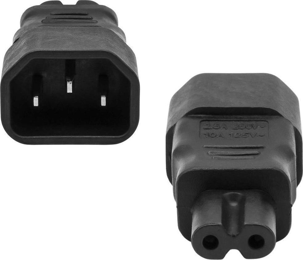 Kabel zasilajacy ProXtend ProXtend Power Adapter C7 to C14 Black JAB-7158130 (5714590009033) kabelis datoram