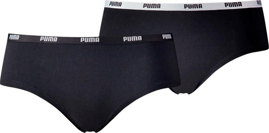 Puma Puma Hipsters 2 Pack 603032001-200 Czarne XS 603032001-200 (8718824912110) Sporta apakšveļa sievietēm
