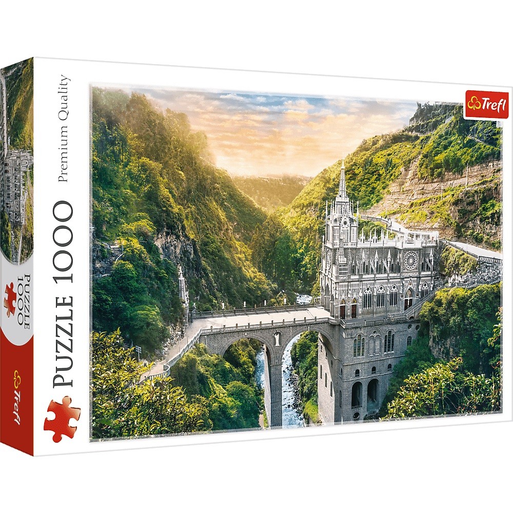 Trefl Puzzle 1000 Las Lajas Sanctuary, Colombia puzle, puzzle