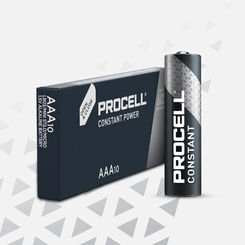 Duracell Procell Constant AAA 10 pack UPS aksesuāri