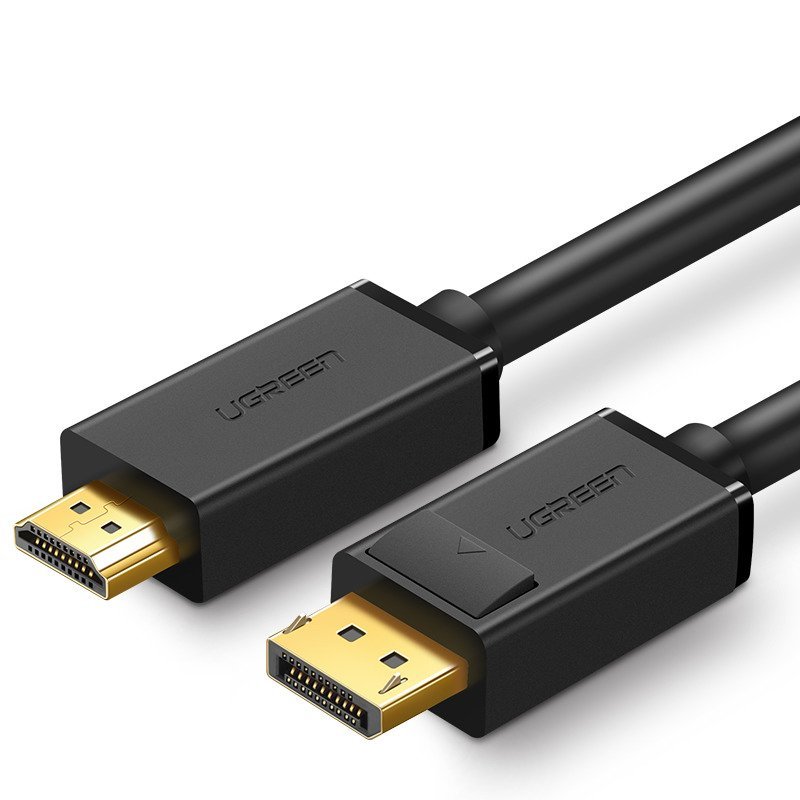 Ugreen Uni-directional DisplayPort to HDMI cable 4K 30 Hz 32 AWG 1,5 m (DP101 10239) USB kabelis