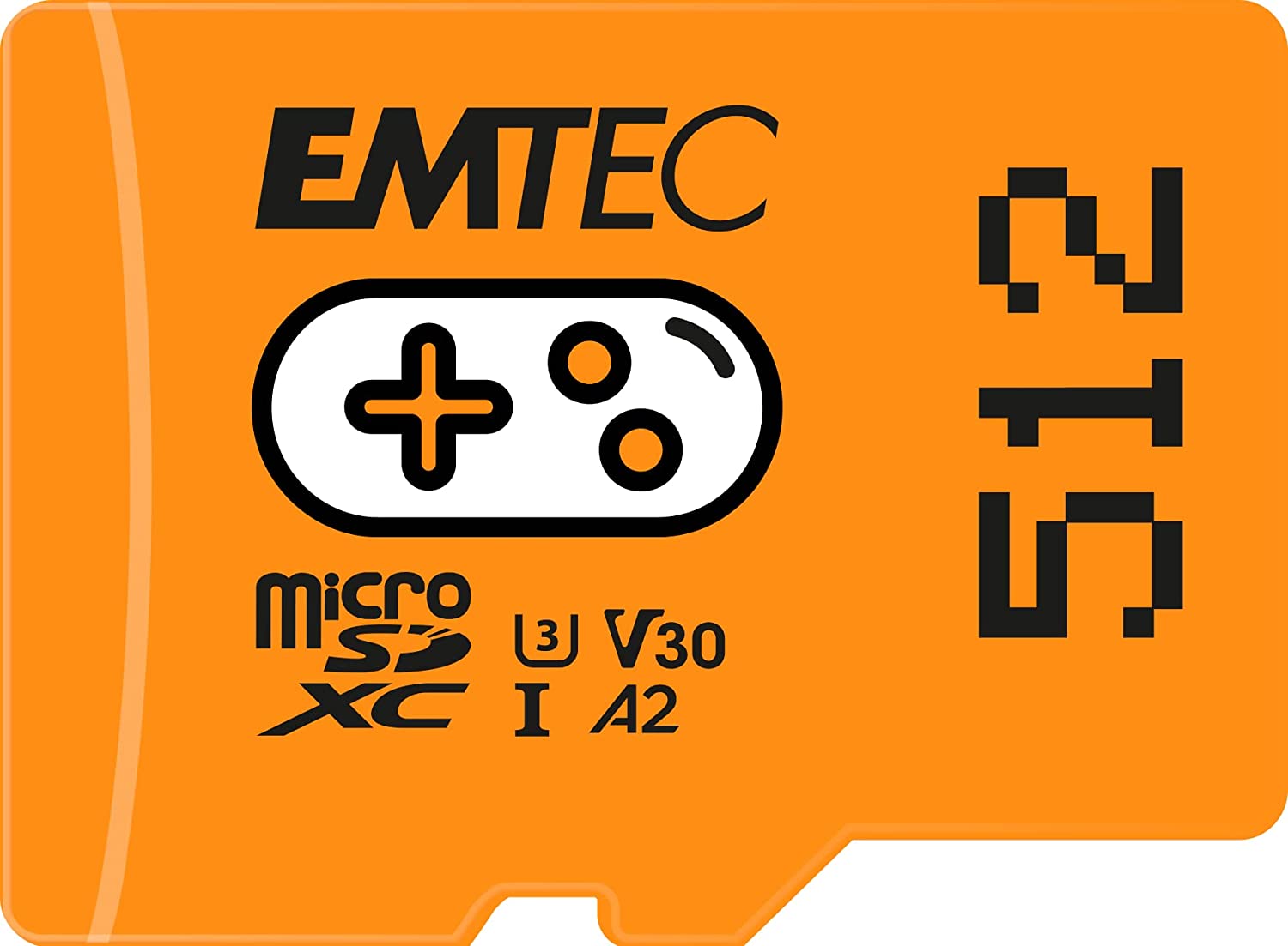 Karta Emtec Gaming MicroSDXC 512 GB Class 10 UHS-I/U3 A2 V30 (ECMSDM512GXCU3G) atmiņas karte