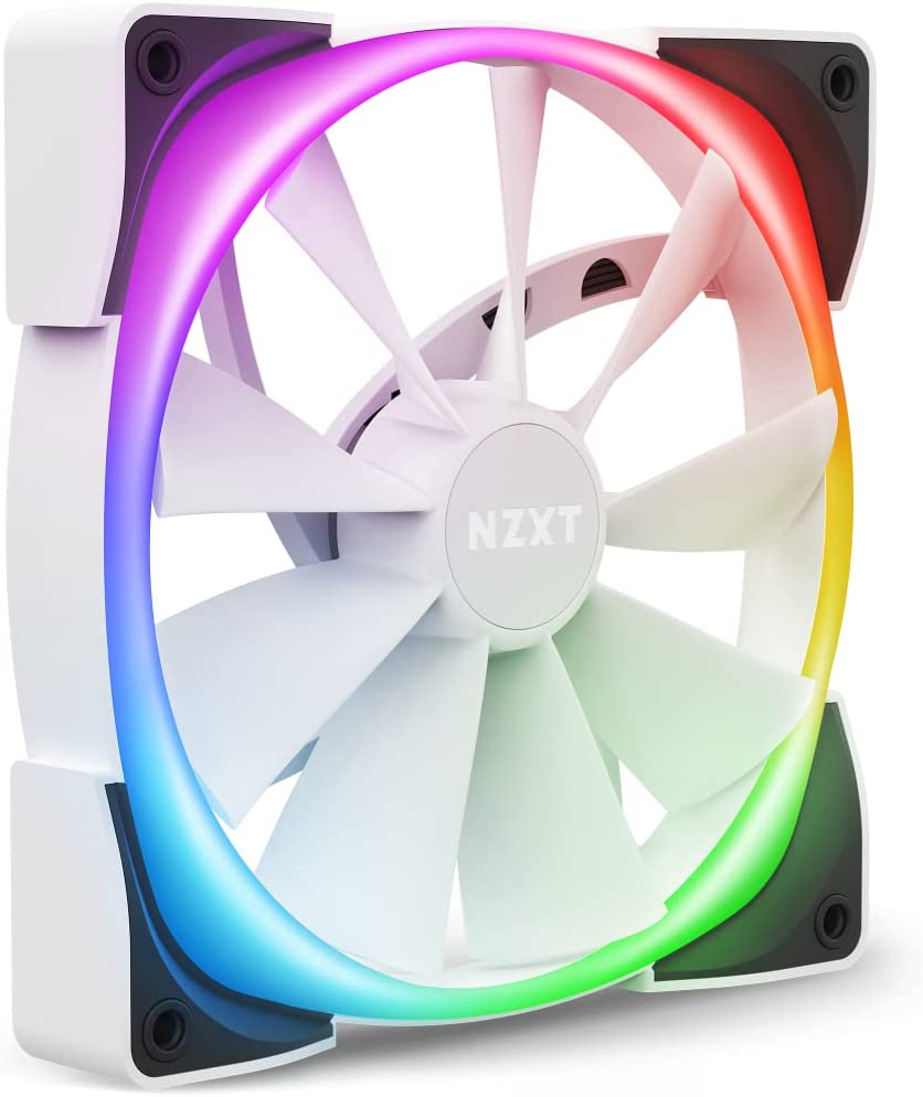 NZXT Aer RGB 2 Single 140mm, white ventilators