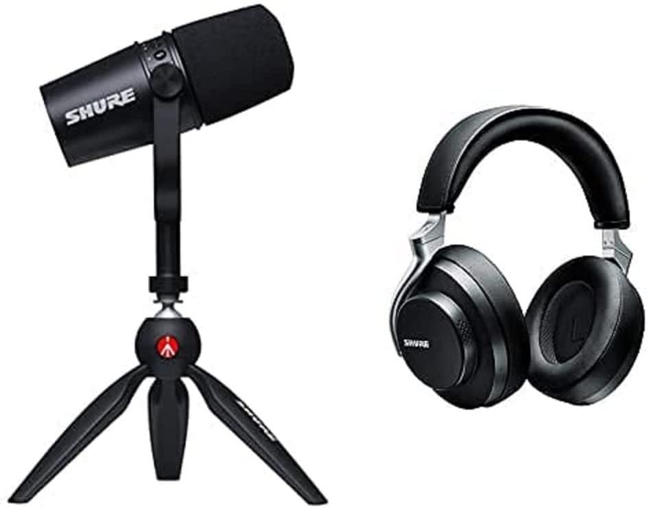 Shure MV7 Podcast Kit Microphone black Mikrofons