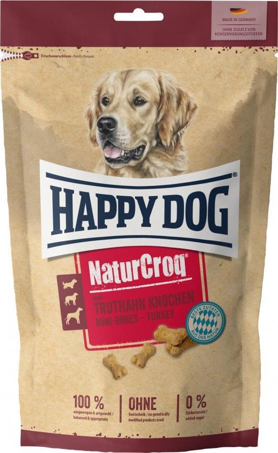 Happy Dog NaturCroq Mini Bones, indyk, ciastka dla malych ras, 700g HD-6951 (4001967136951)
