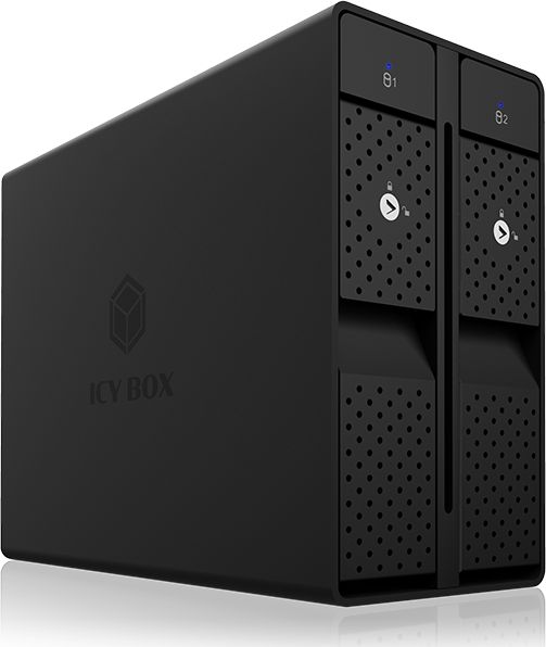 ICY BOX IB-RD3802-C31 RAID System 2xSATA HDD cietā diska korpuss