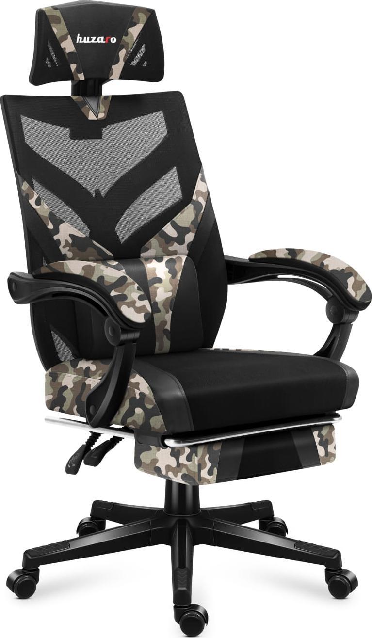 HUZARO COMBAT 5.0 CAMO GAMING CHAIR datorkrēsls, spēļukrēsls