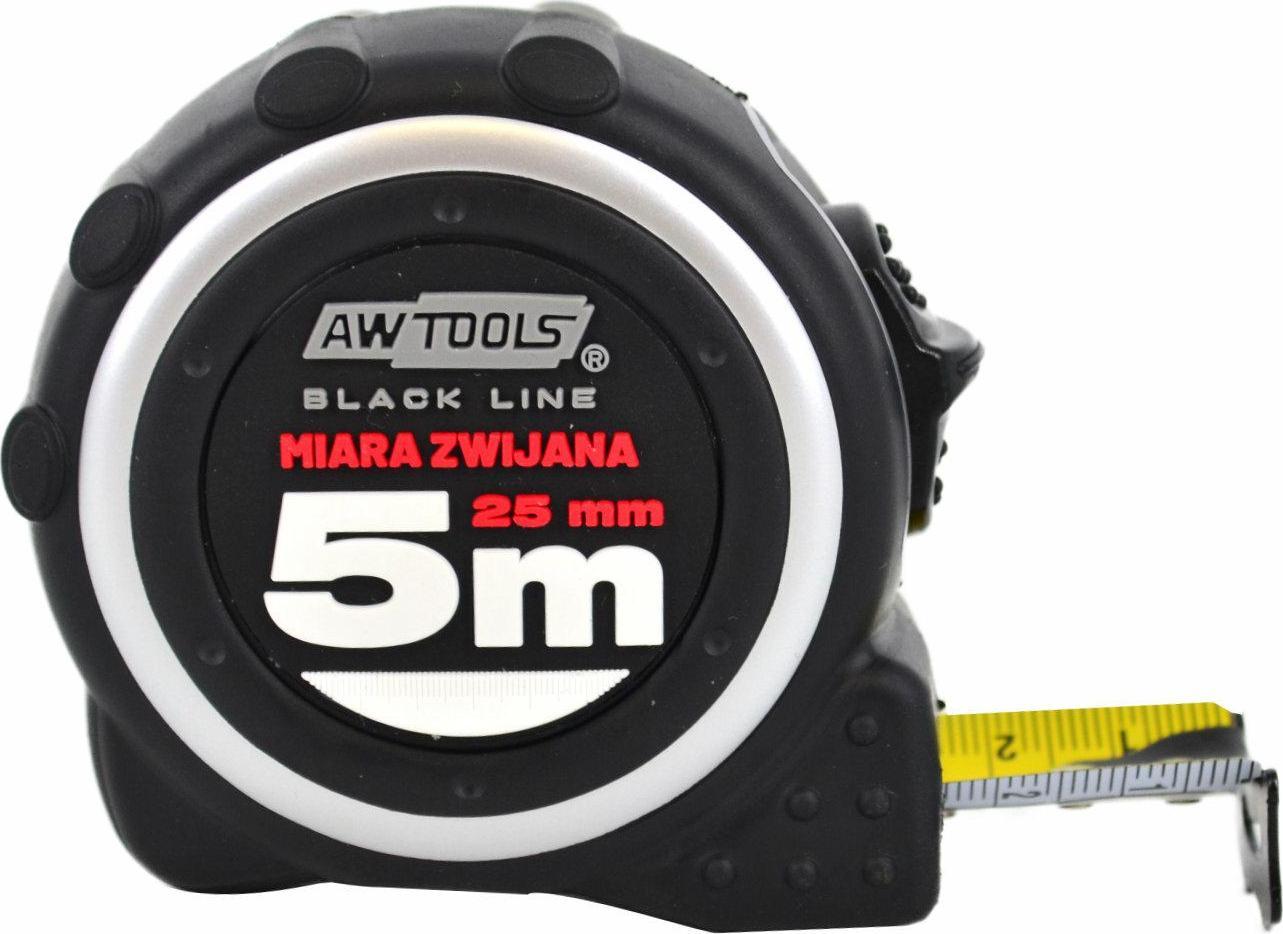 AWTools AWTOOLS MIARA ZWIJANA ABS TPR 5m/ 25mm AWBL25424 AWBL25424 (5903678603243)