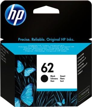 HP 62 - Schwarz - Original - Blisterverpackung - Tintenpatrone - für Envy 55XX, 56XX, 7640, Officejet 57XX, 8040 (C2P04AE#301) 888182461938 kārtridžs