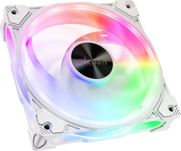 Akasa SOHO AR Addressable-RGB Lufter, weis - 120mm ventilators