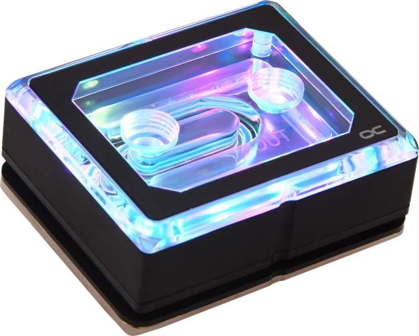 Alphacool Ice Block XPX PRO RGB - Plexi Black Digital ūdens dzesēšanas sistēmas piederumi