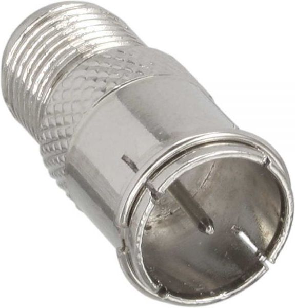 InLine - Antennenadapter - F-Quick-Stecker (M) - F-Buchse (W) (69923) 4043718062256 kabelis, vads