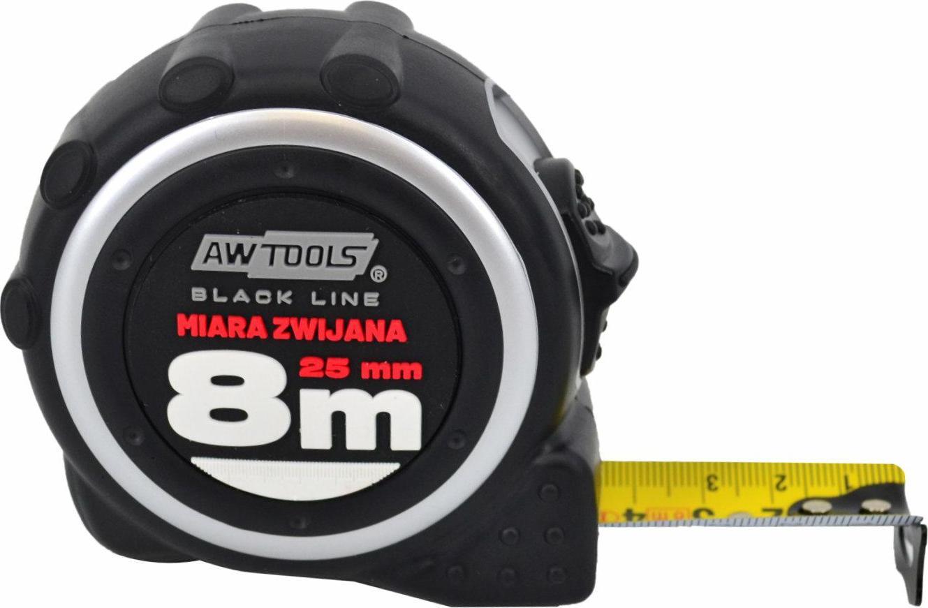 AWTools AWTOOLS MIARA ZWIJANA ABS TPR 8m/ 25mm AWBL25426 AWBL25426 (5903678603250)