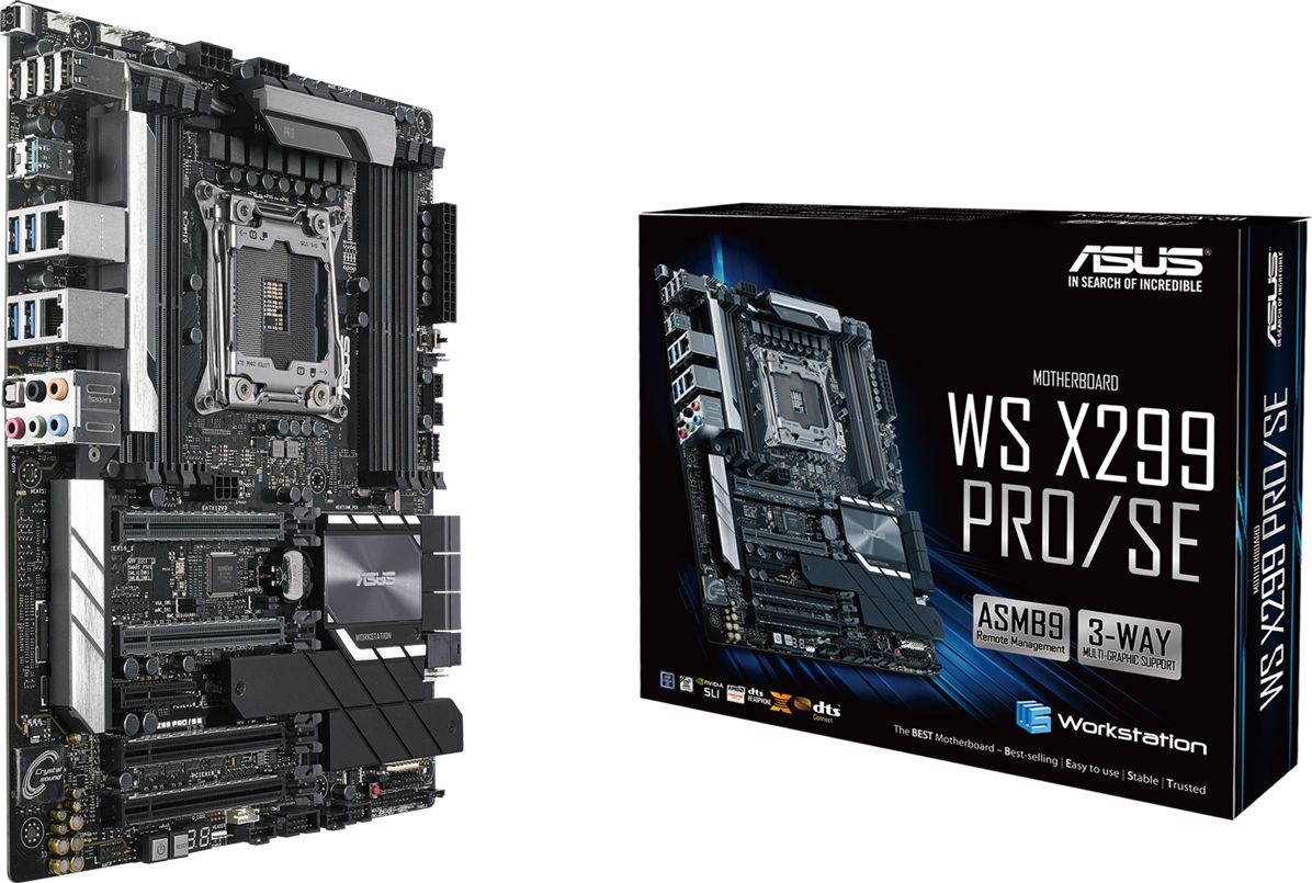 ASUS WS X299 PRO/SE pamatplate, mātesplate