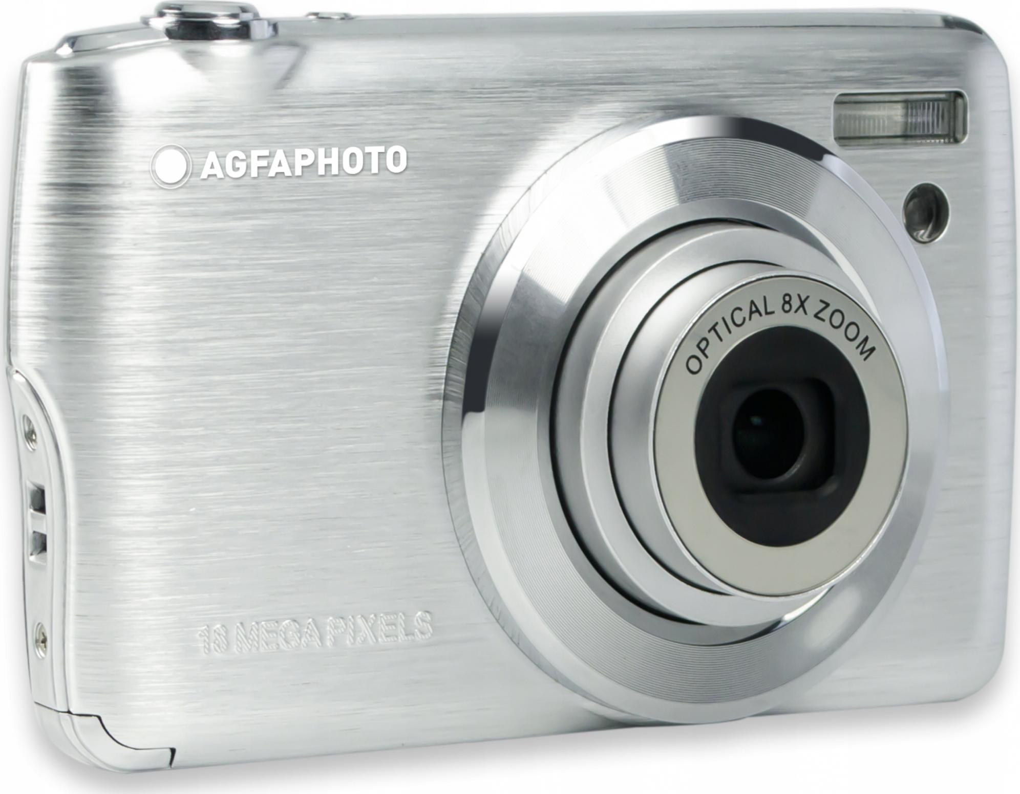 Agfa Photo DC8200 Srebrny + etui + karta SD 16GB Digitālā kamera