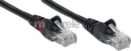 Intellinet  Network Cable, Cat5e, UTP Black tīkla kabelis