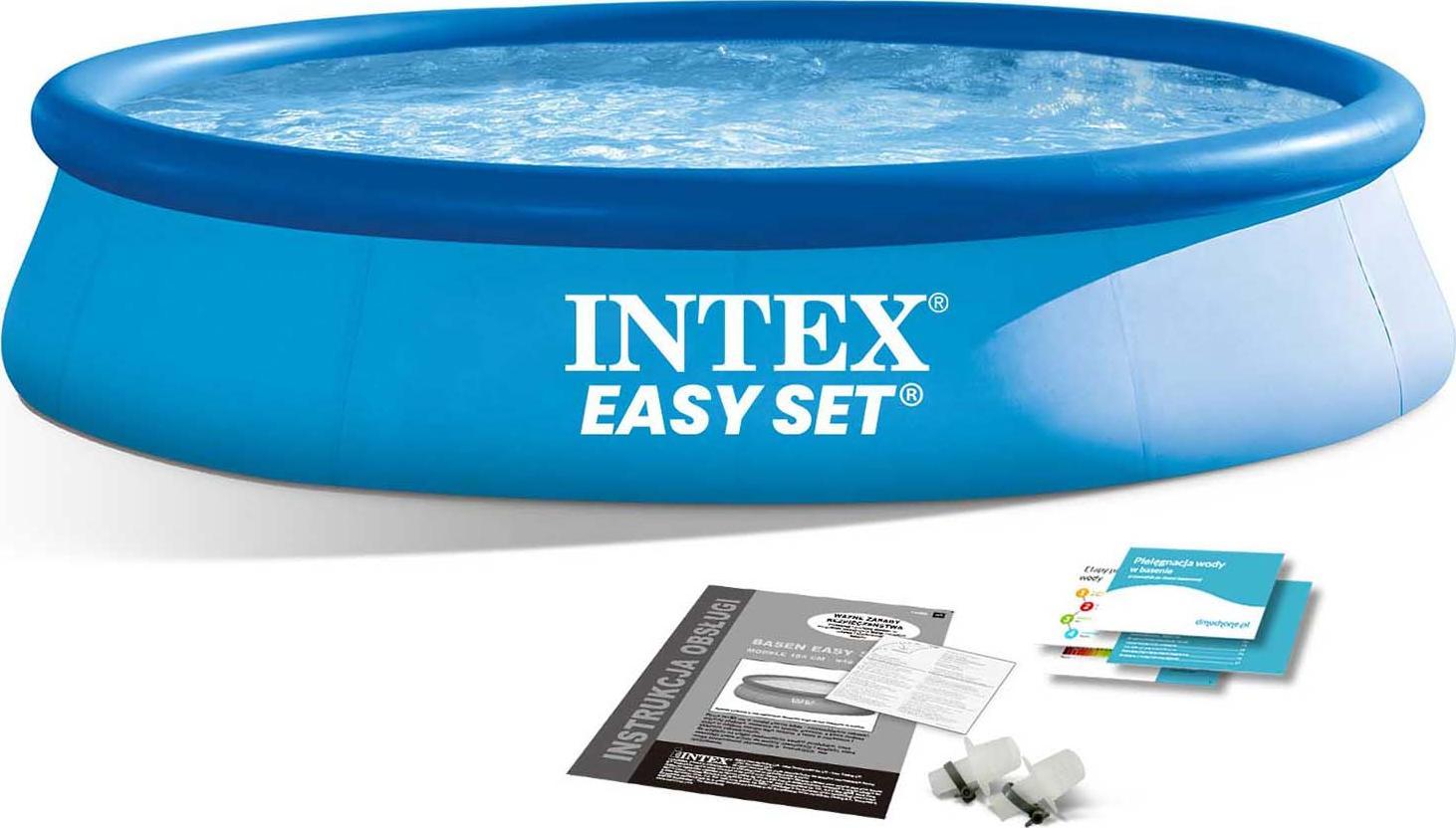 Intex Basen rozporowy Easy Set 396cm (28143) 28143NP INTEX (6941057400150) Baseins