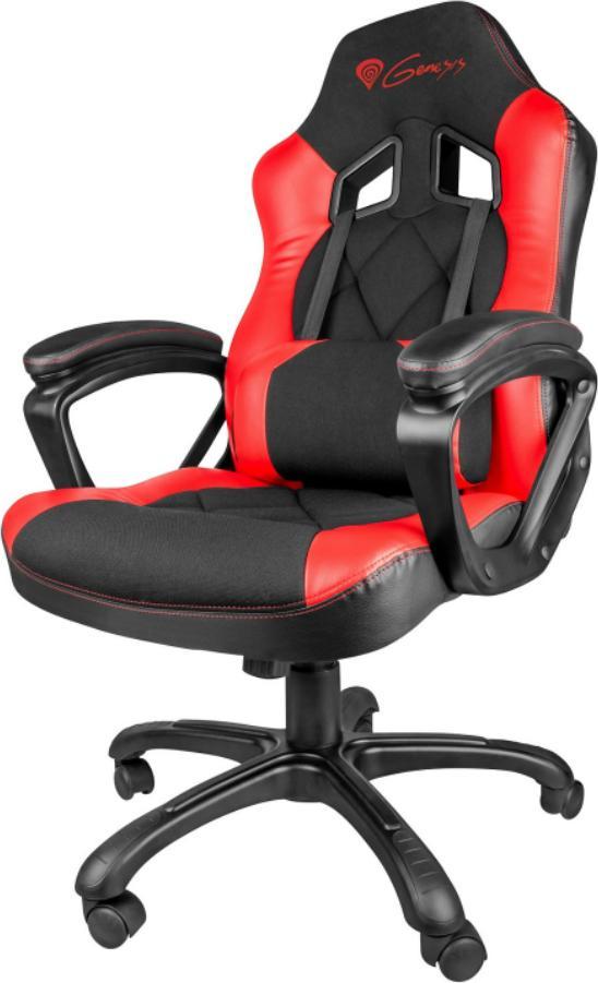 Natec Genesis Gaming NITRO 330 Black/Red NFG-0752 datorkrēsls, spēļukrēsls