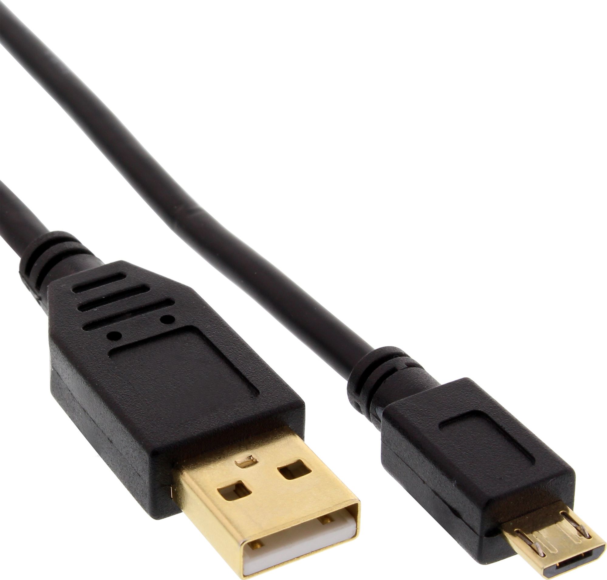 Kabel USB InLine microUSB 5m Black (31750P) USB kabelis