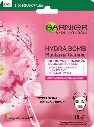 Garnier GARNIER_Skin Naturals Hydra Bomb Tissue Mask maska intensywnie nawilzajaca na tkaninie 28g 3600542385633 (3600542385633)