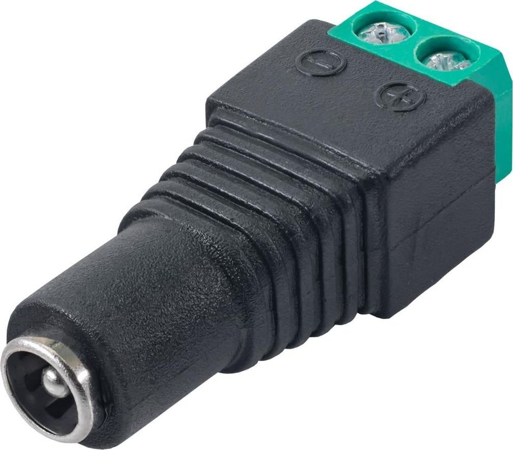 Adapter AV Akyga Terminal Block czarny (AK-SC-17)