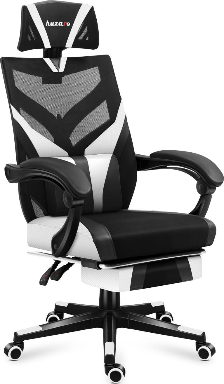 Huzaro Combat 5.0 gaming chair white datorkrēsls, spēļukrēsls