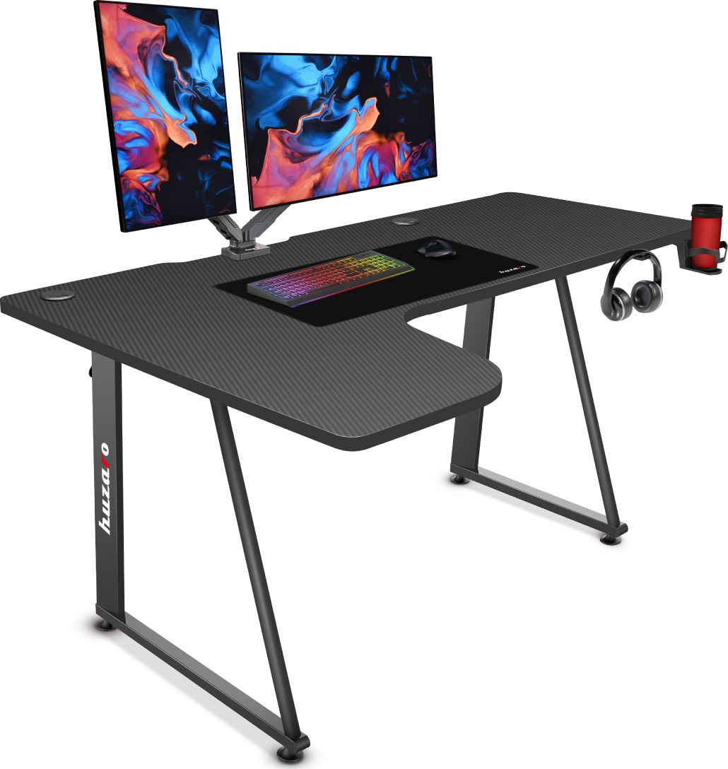 Huzaro Hero 7.7 Black desk 160 cmx60 cm