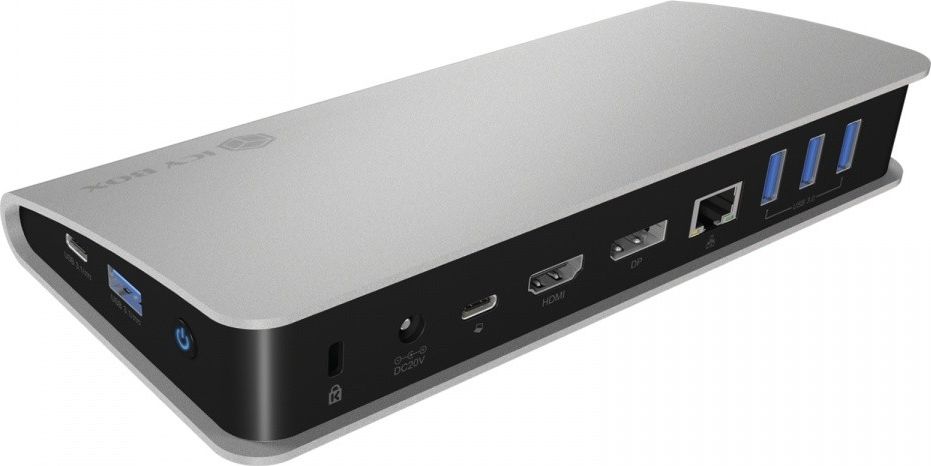 ICY BOX IB-DK2408-C 11in1,HDMI,LAN,6xUSB dock stacijas HDD adapteri