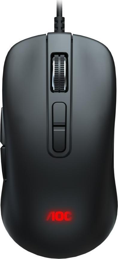 AOC Gaming Mouse GM300B Wired, 6200 DPI, USB Type-A, Black Datora pele